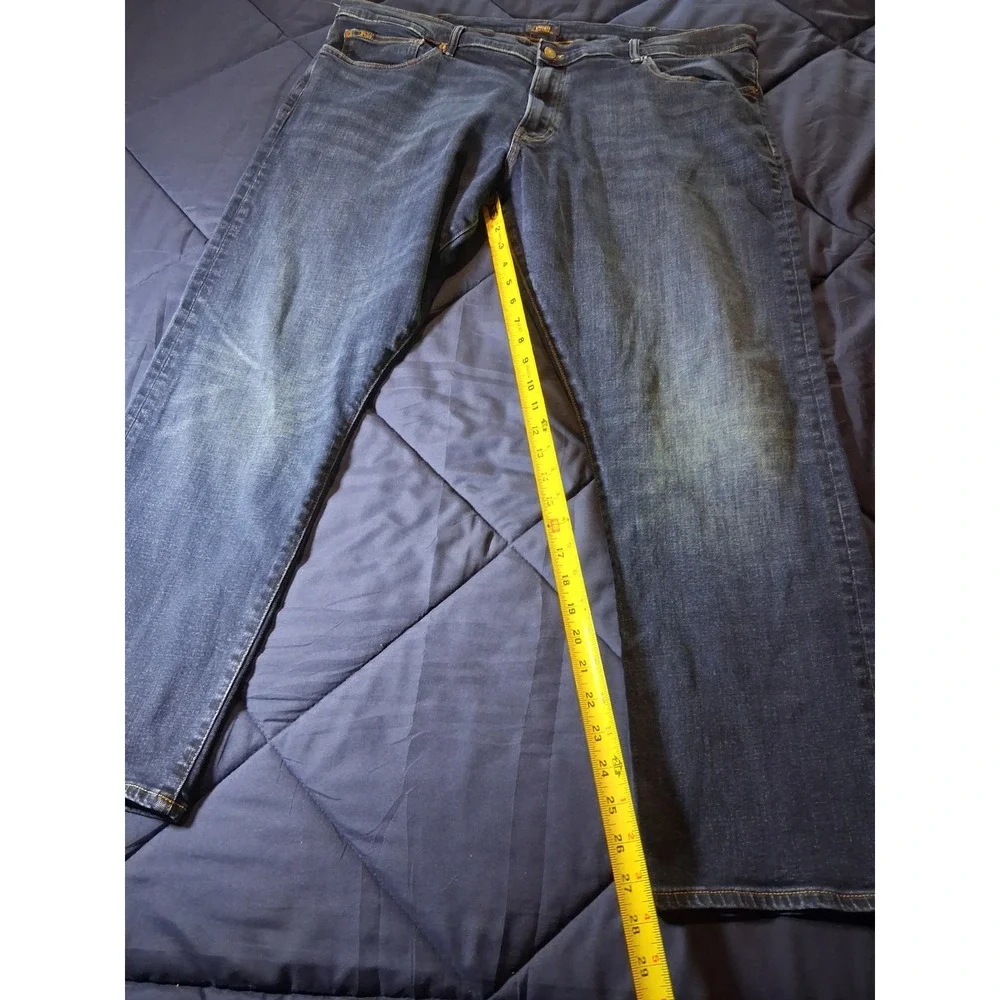 Polo Ralph Lauren Hampton Relaxed Straight Jeans Mens 42x30 Blue Denim